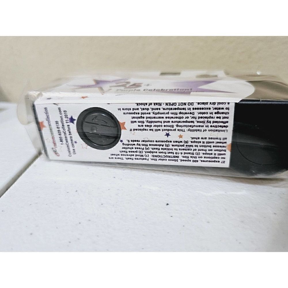 Single Use Custom Camera Collection Purple Celebration - Picture 6 of 7
